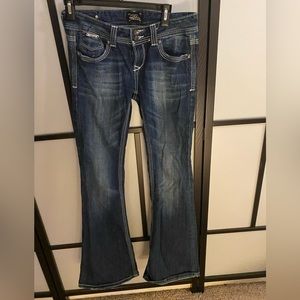Express ReRock flare jeans size 4